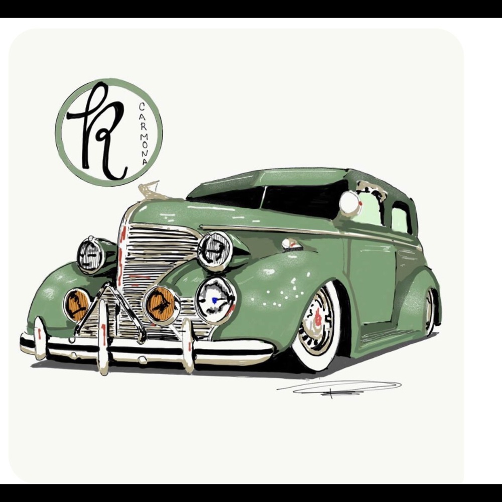 Your dream Car on a drawing